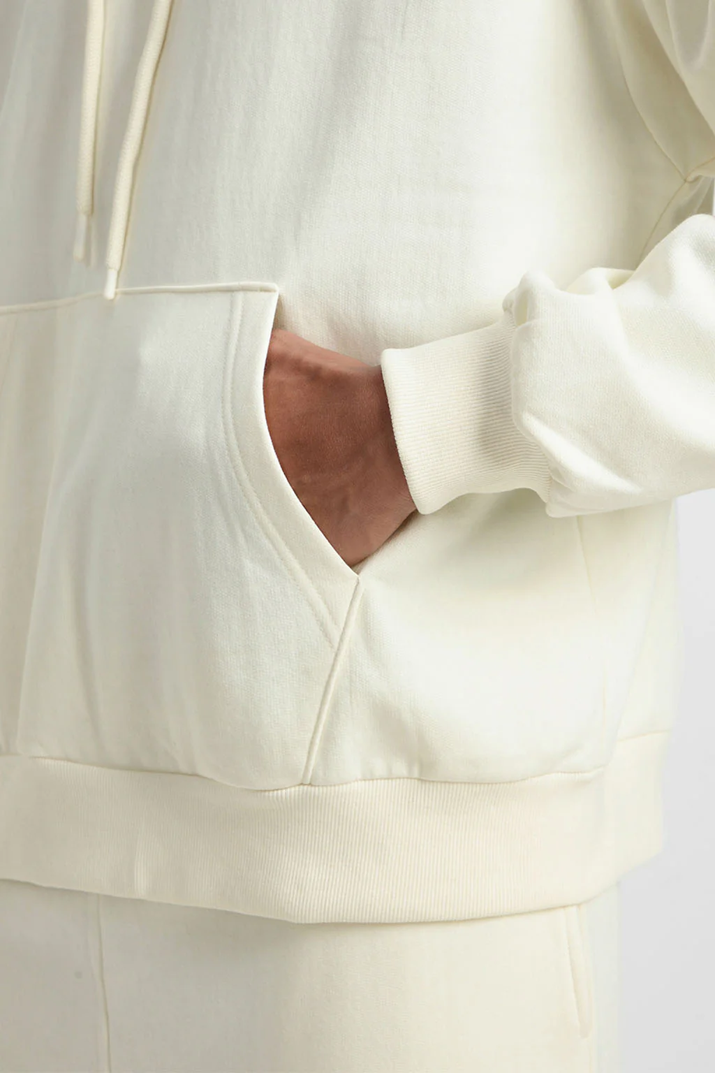 Marsh Mellow Plain Men's Winter Co-ord Set With Hoodie - Image 7