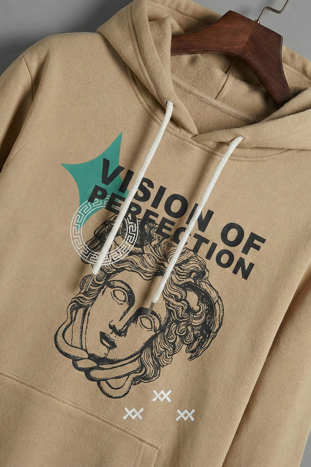 Masterpiece in Soyabean: Men's Perfection Print Regular Fit Hoodie - Image 3