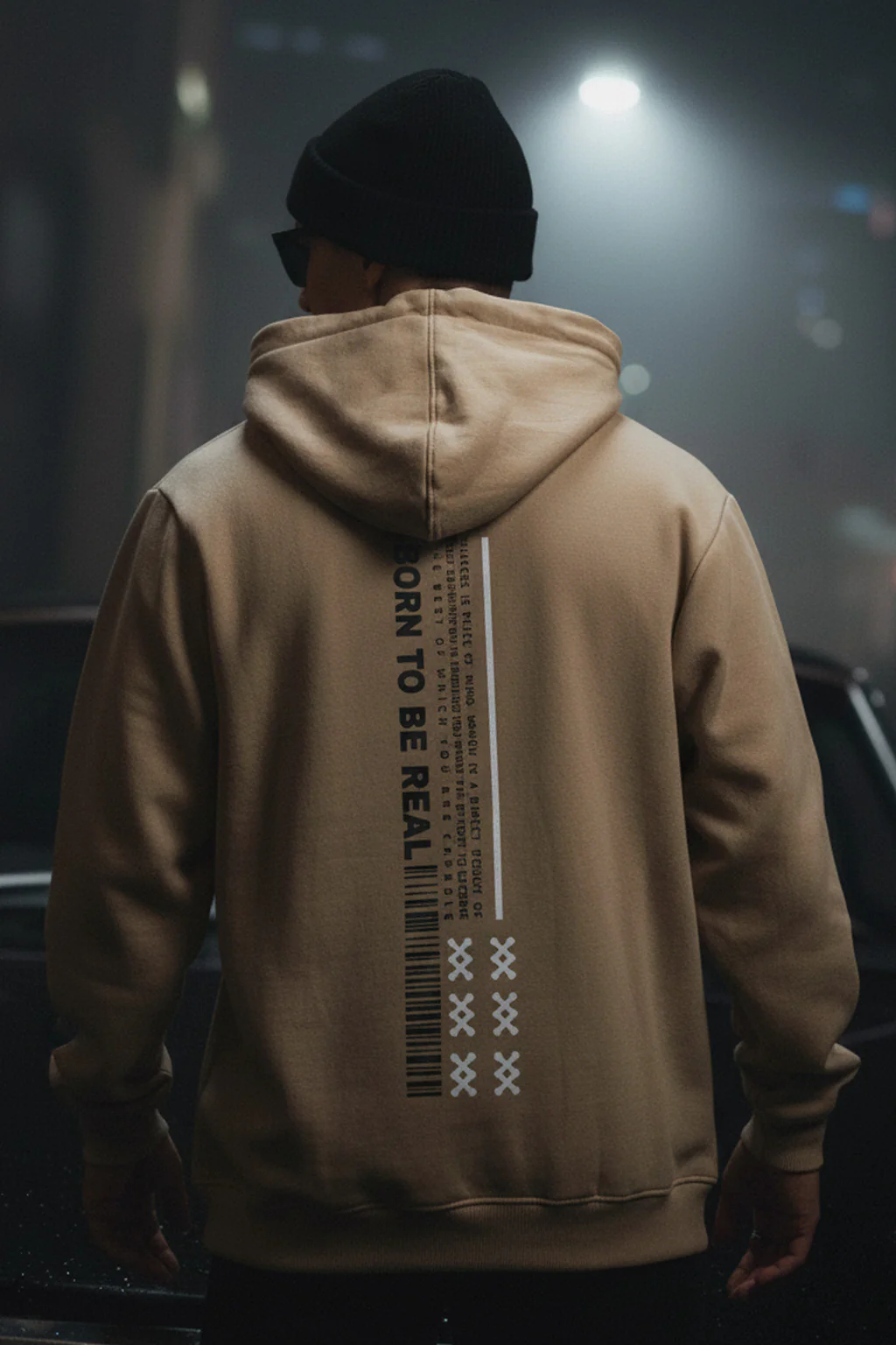 Masterpiece in Soyabean: Men's Perfection Print Regular Fit Hoodie - Image 6