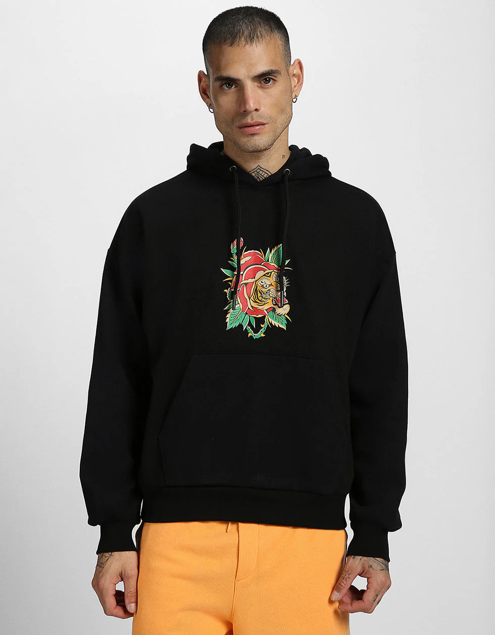 Integrity Graphic Print Oversized Hoodie - Image 4