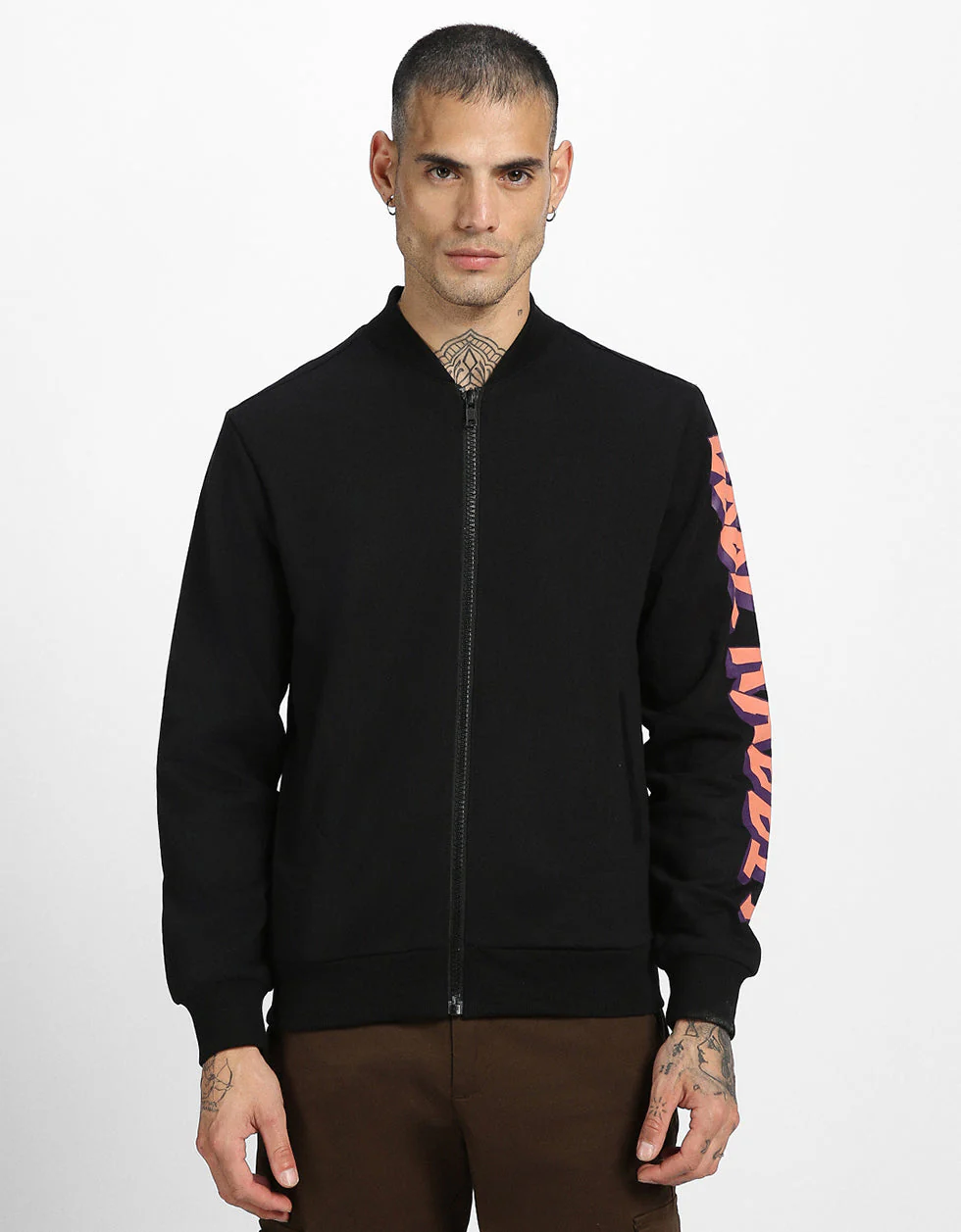 Rabbit Black Back Printed Regular Fit Jacket - Image 3