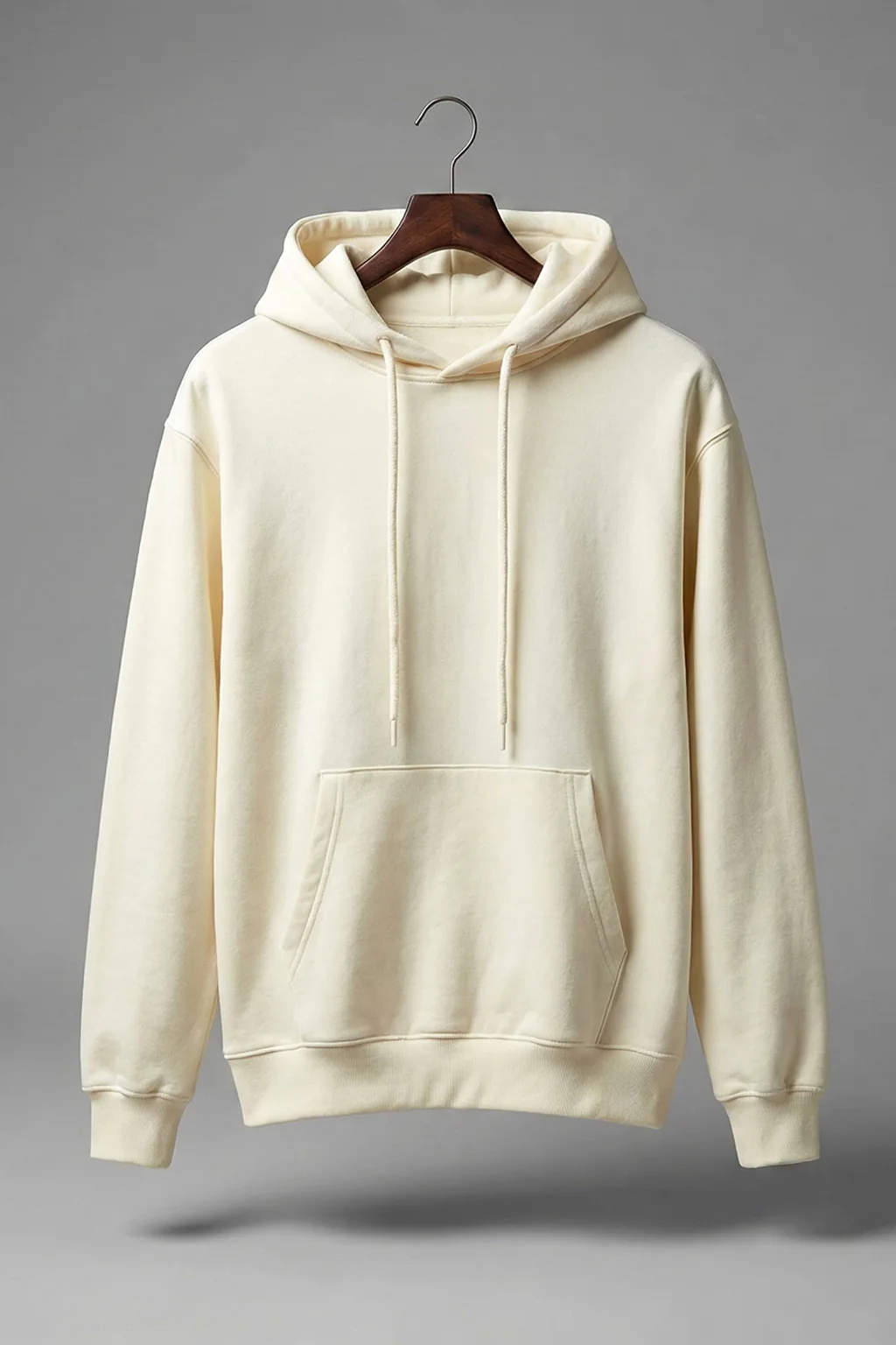 Off White Plain Regular Hoodie