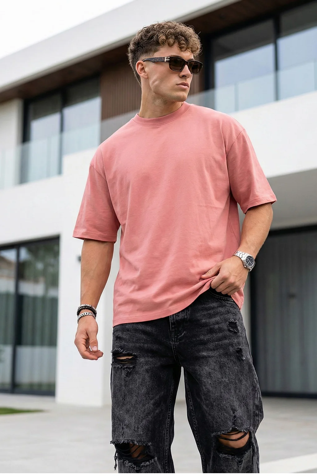 Soapnut Plain Oversized T-shirt - Image 4
