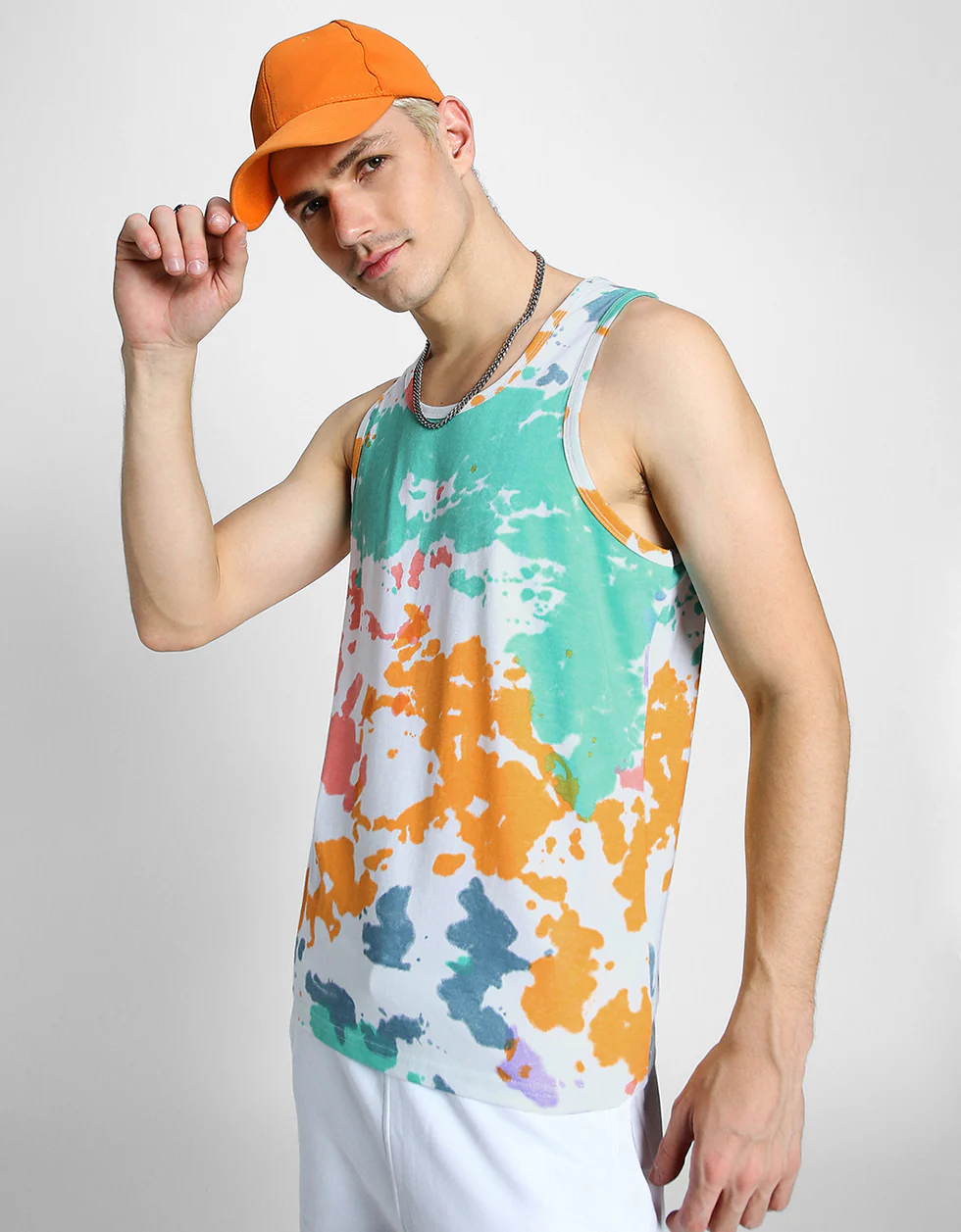 MultiColor Tie-Die Gym Vest - Image 2