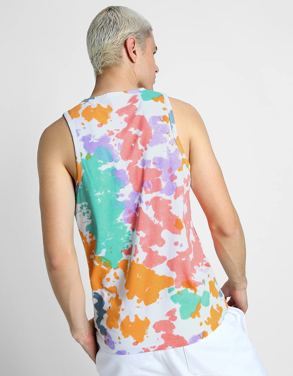 MultiColor Tie-Die Gym Vest - Image 3