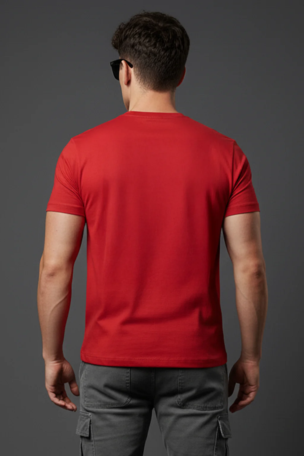 Need Some Space Red Regular Fit Printed T-shirt - Image 4