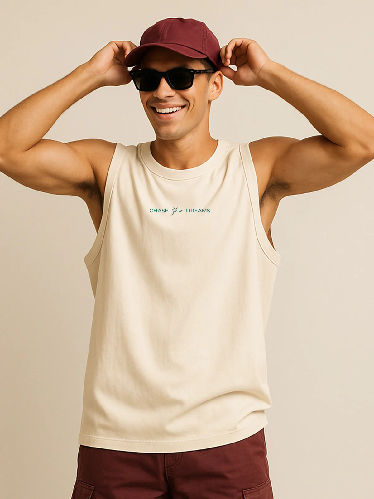 New York Swanwhite Oversized Printed Vest - Image 5