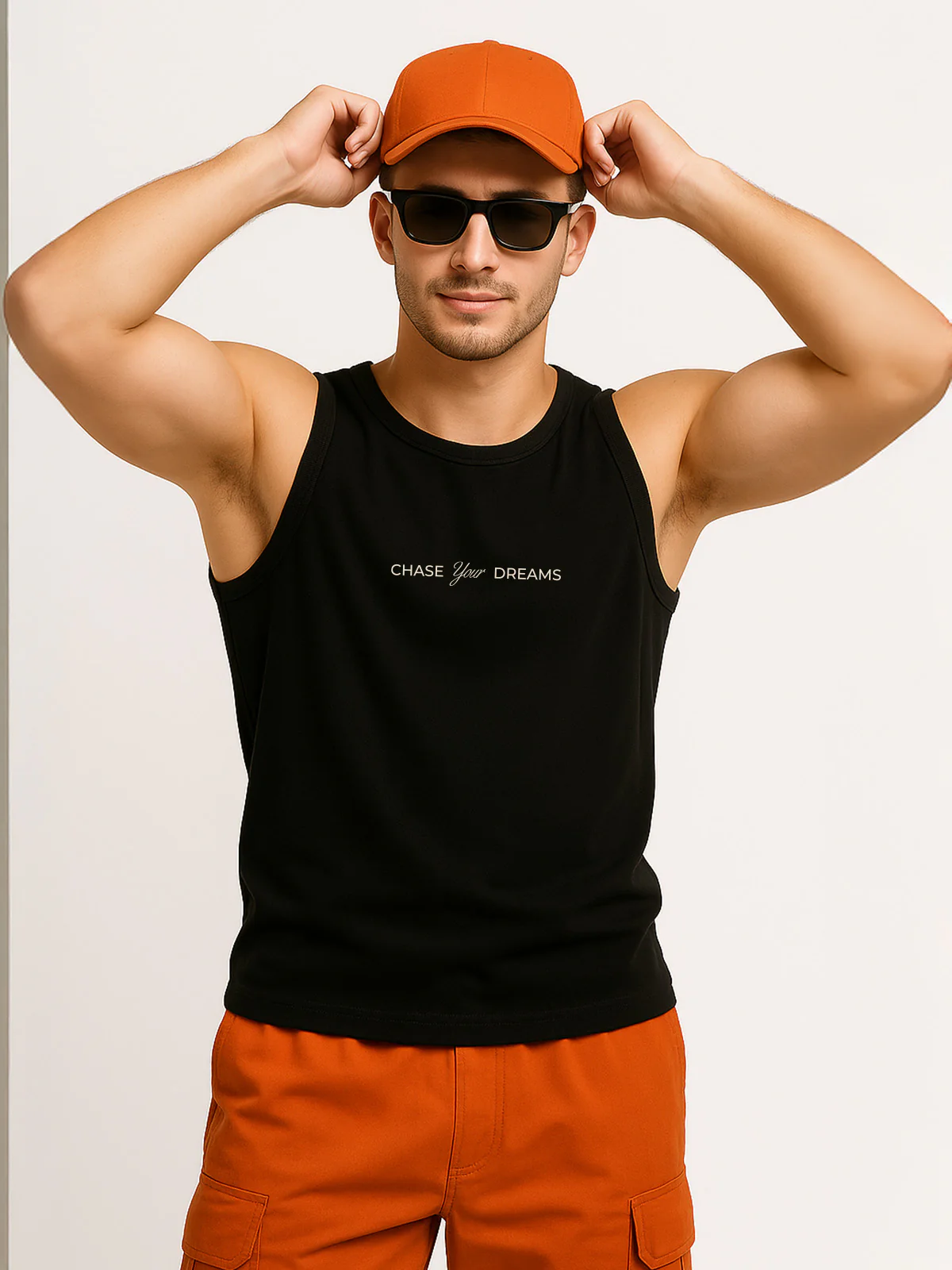 New York Black Regular Fit Printed Vest - Image 4