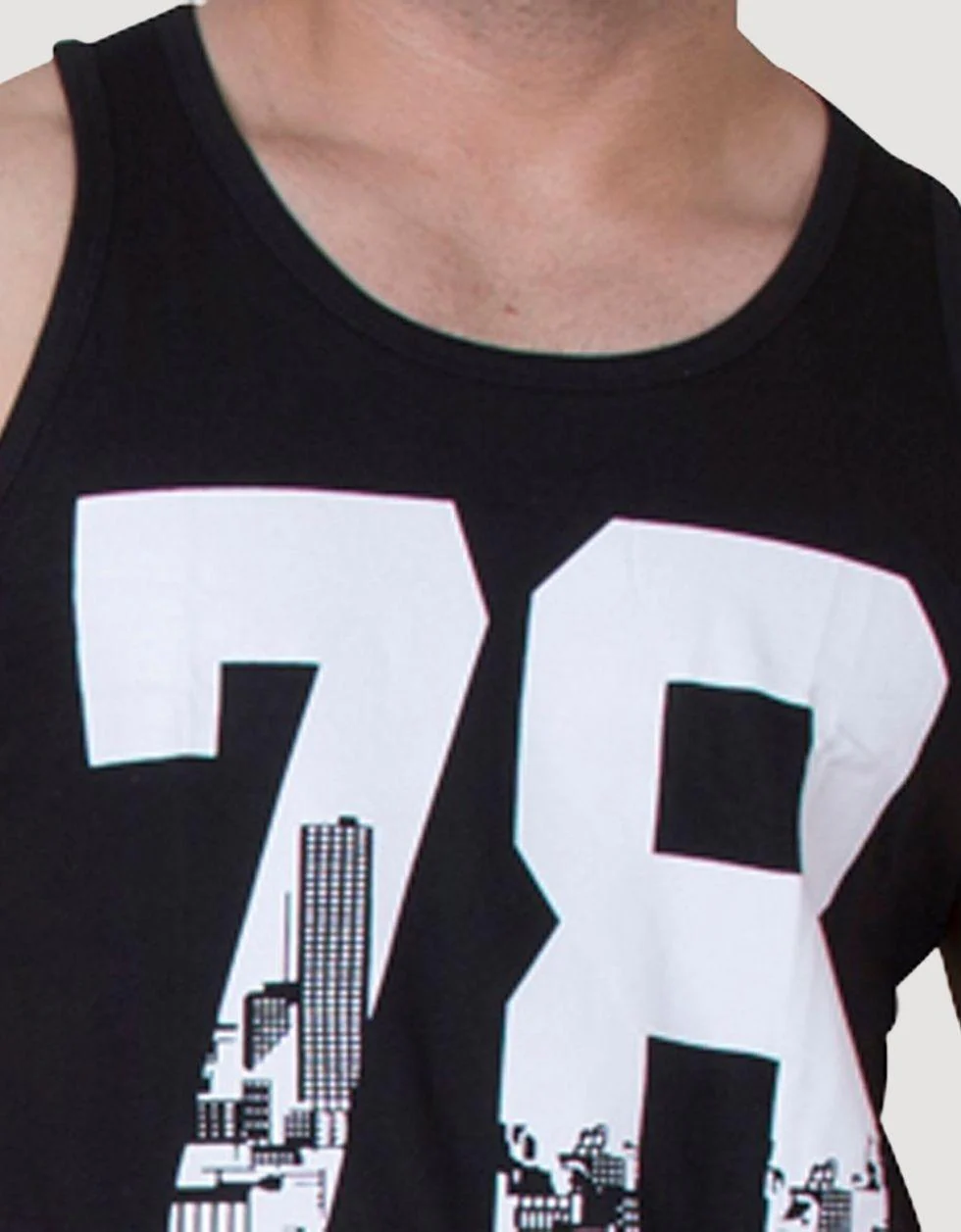 NYC Cotton Printed Gym Printed Gym Men's Vest - Image 3