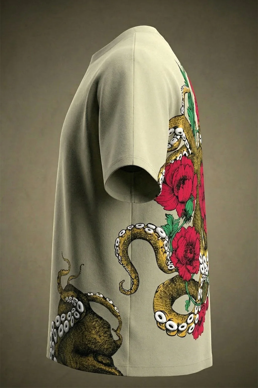 Octopus Swanwhite 3D Puff Print Exclusive T-shirt Supreme Edition - Image 3