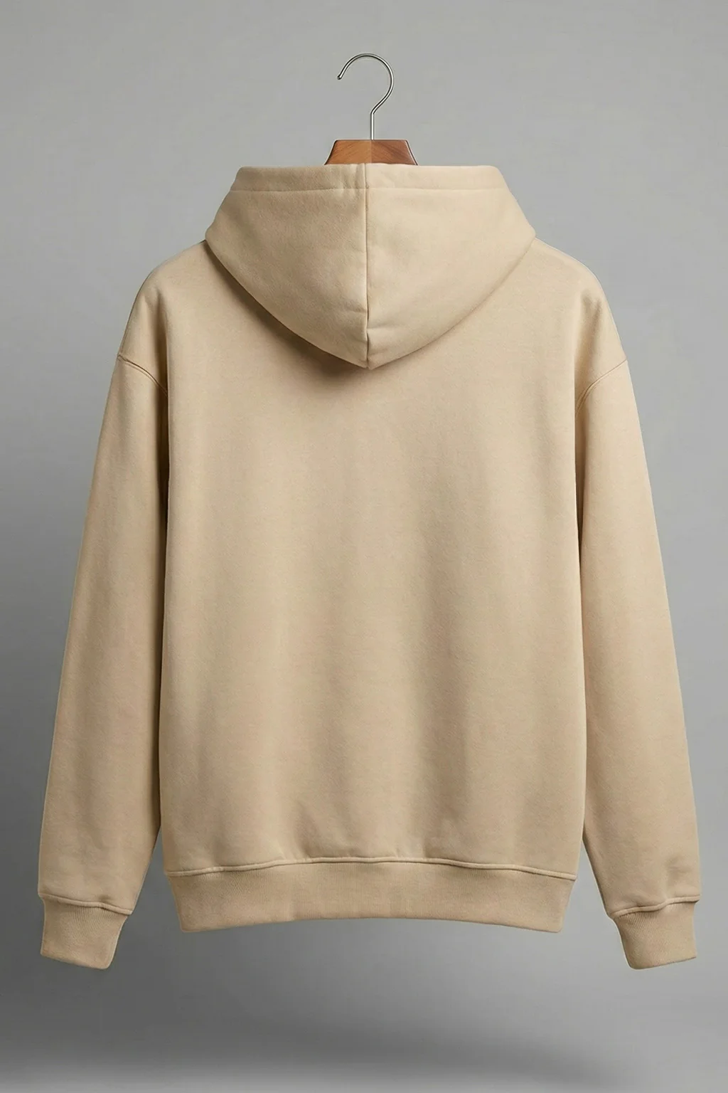 Masterpiece in Beige: Men's Perfection Print Oversized Hoodie - Image 4