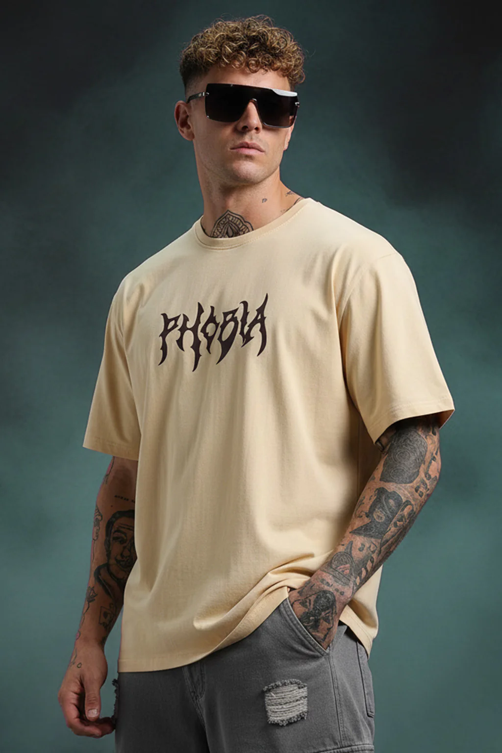 Phobia Swanwhite Oversized Graphic Printed T-shirt - Image 3