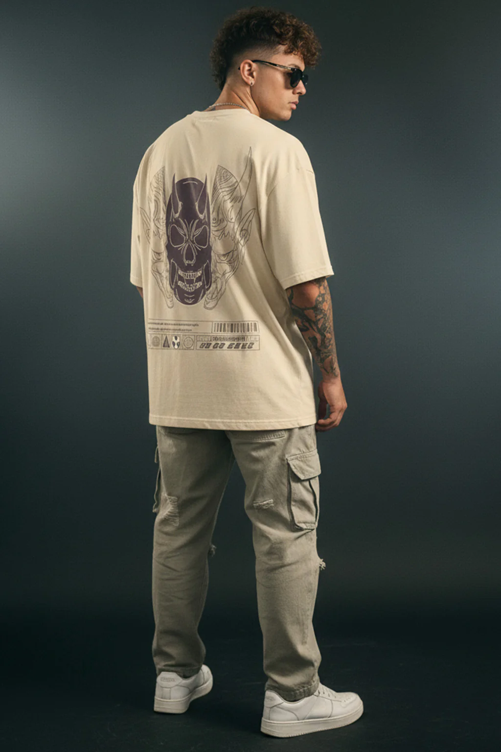 Phobia Swanwhite Oversized Graphic Printed T-shirt - Image 4