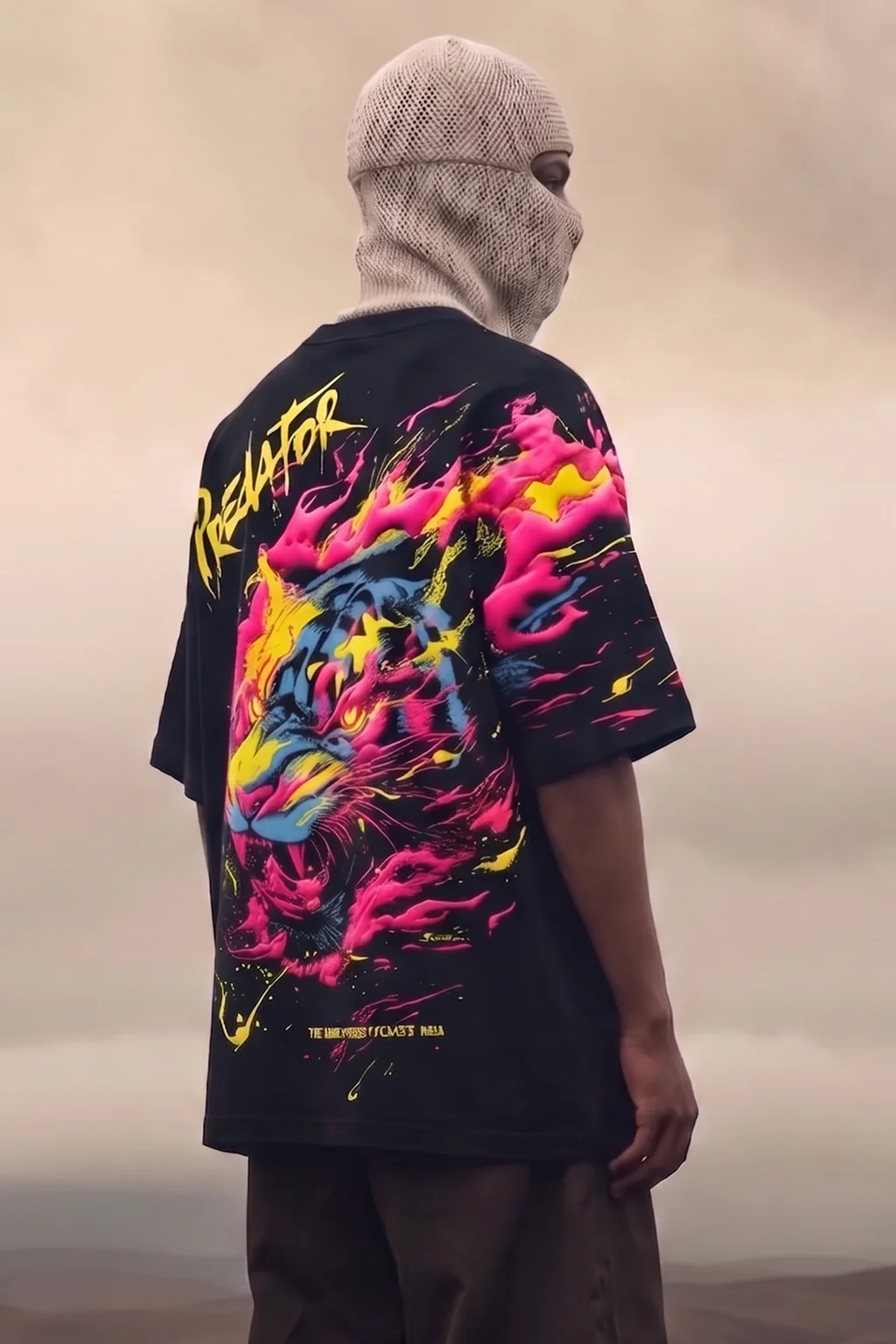 Predator Black 3D Puff Print Exclusive T-shirt Supreme Edition - Image 5