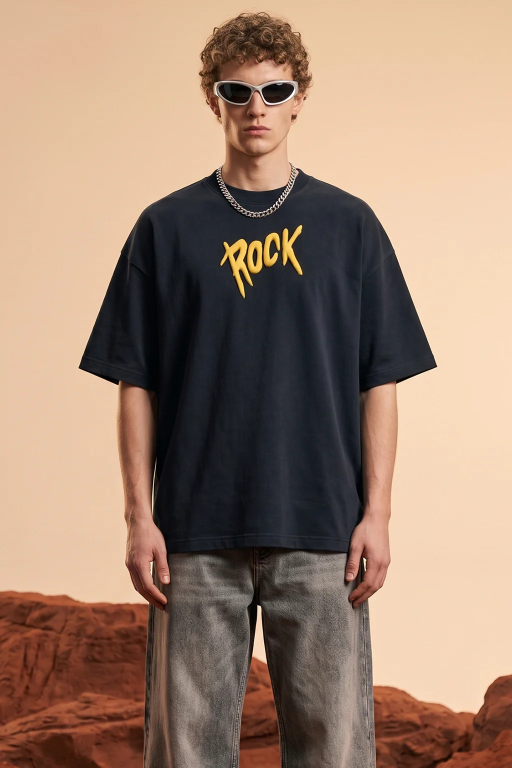 Rock The Earth 3D Puff Print Exclusive T-shirt Supreme Edition - Image 4