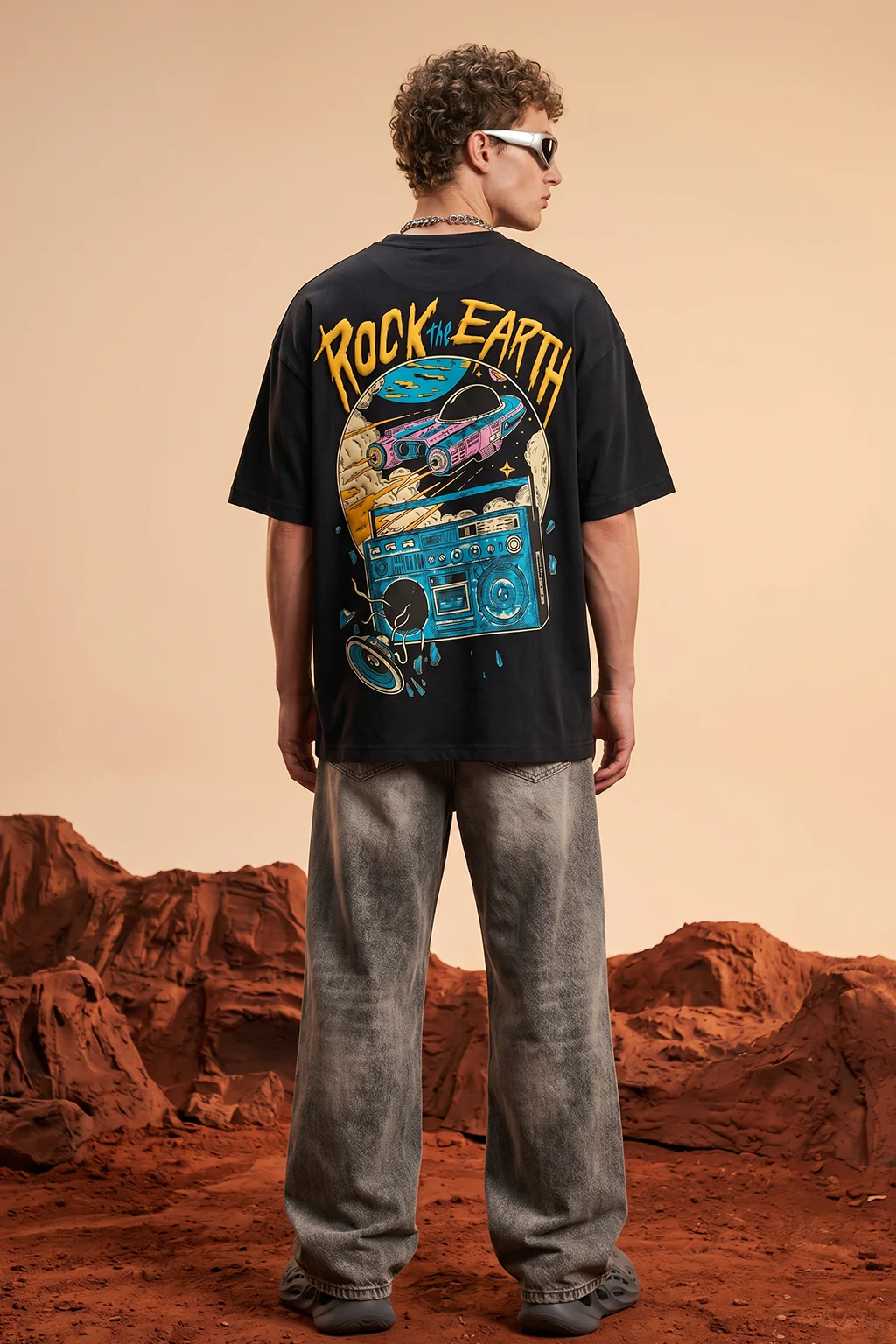 Rock The Earth 3D Puff Print Exclusive T-shirt Supreme Edition - Image 5