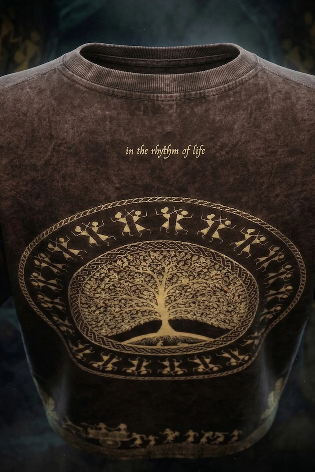 Rooted Brown Acid Washed Printed Exclusive T-shirt Epic Collection - Image 6