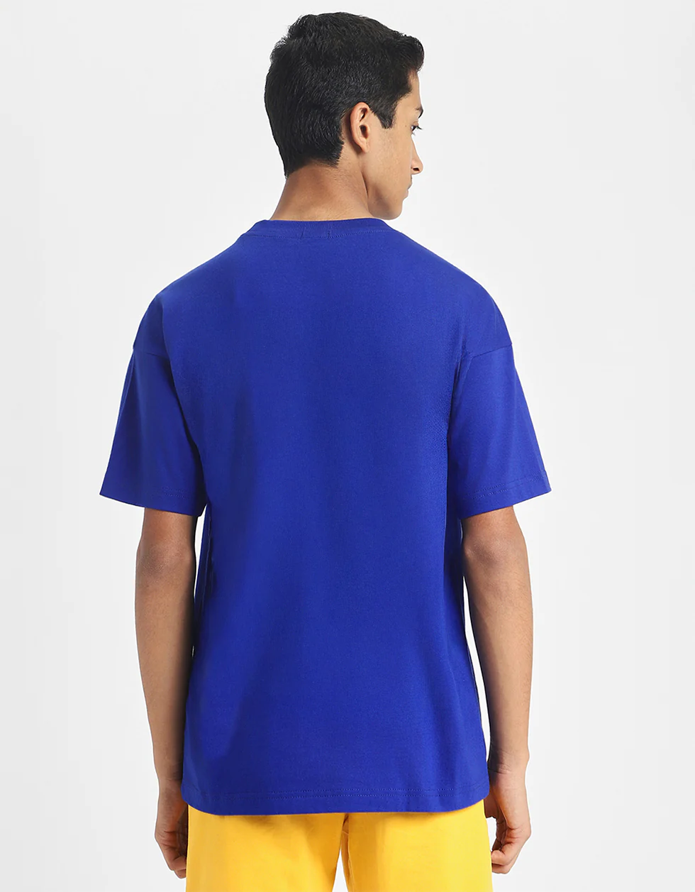 Shoot Royalblue Oversized Graphic Printed Boys T-shirt - Image 3