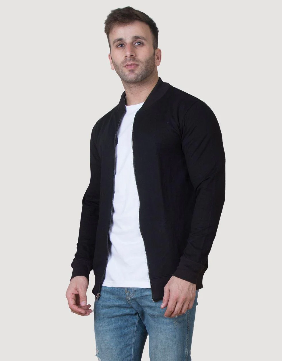 Black Bomber Jacket - Image 3