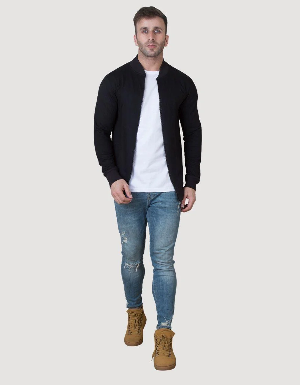 Black Bomber Jacket - Image 5