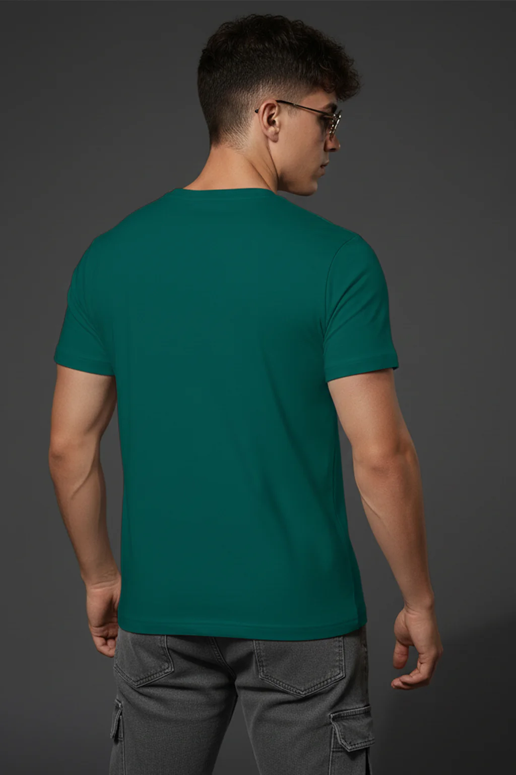 Spider Green Regular Fit Printed T-shirt - Image 3