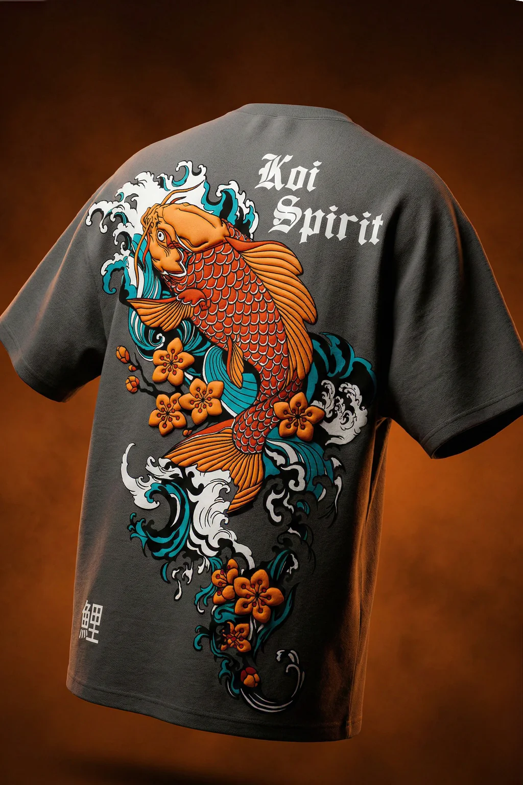 Spirit Grey 3D Puff Print Exclusive T-shirt Supreme Edition - Image 3