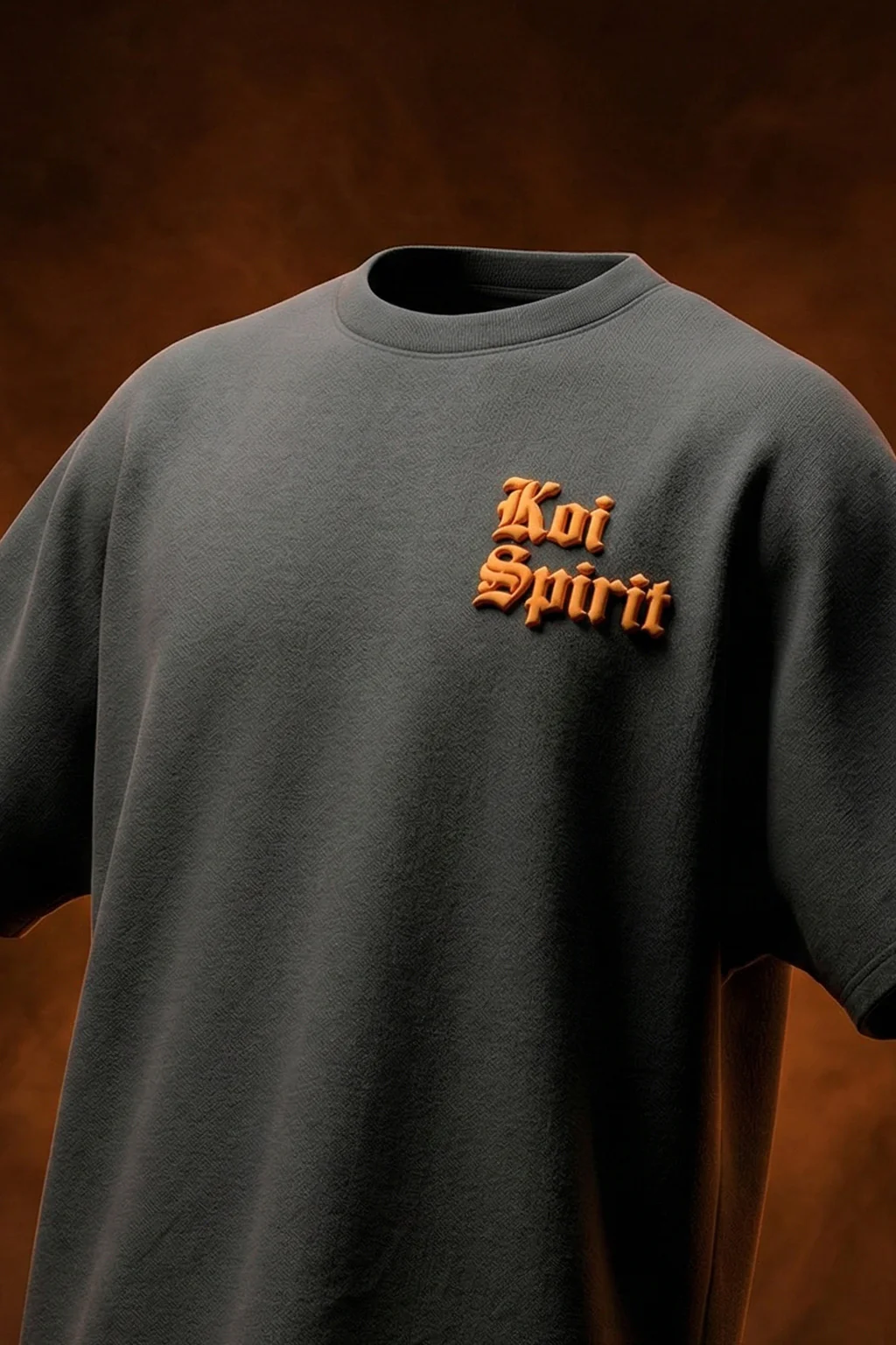 Spirit Grey 3D Puff Print Exclusive T-shirt Supreme Edition - Image 5