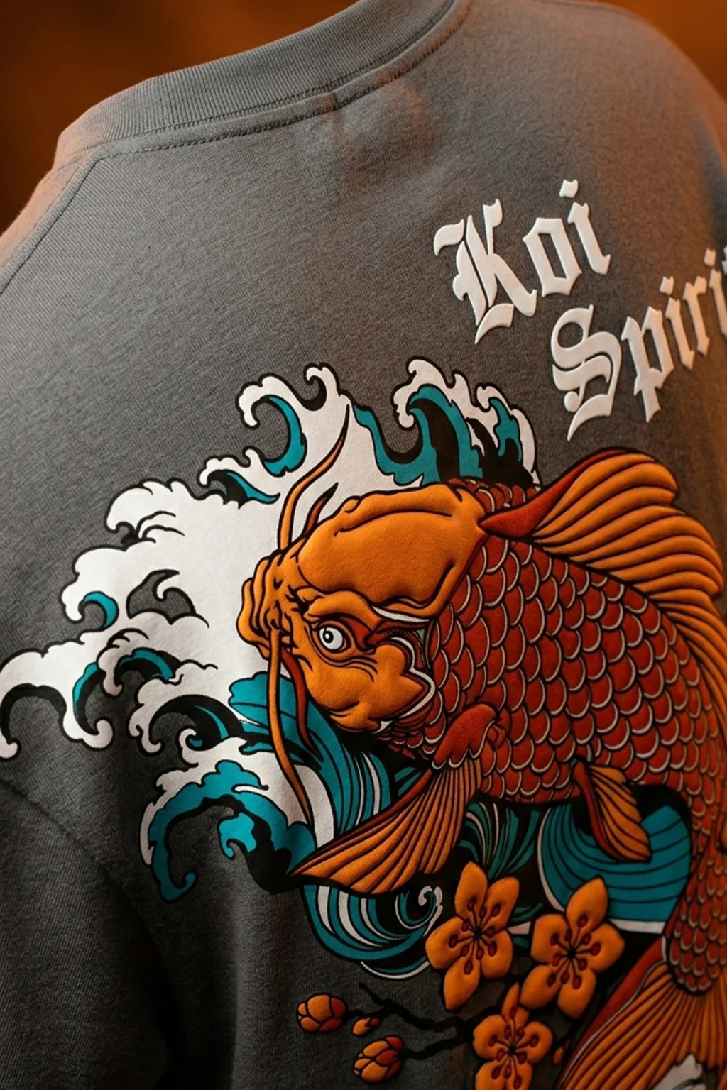 Spirit Grey 3D Puff Print Exclusive T-shirt Supreme Edition - Image 6
