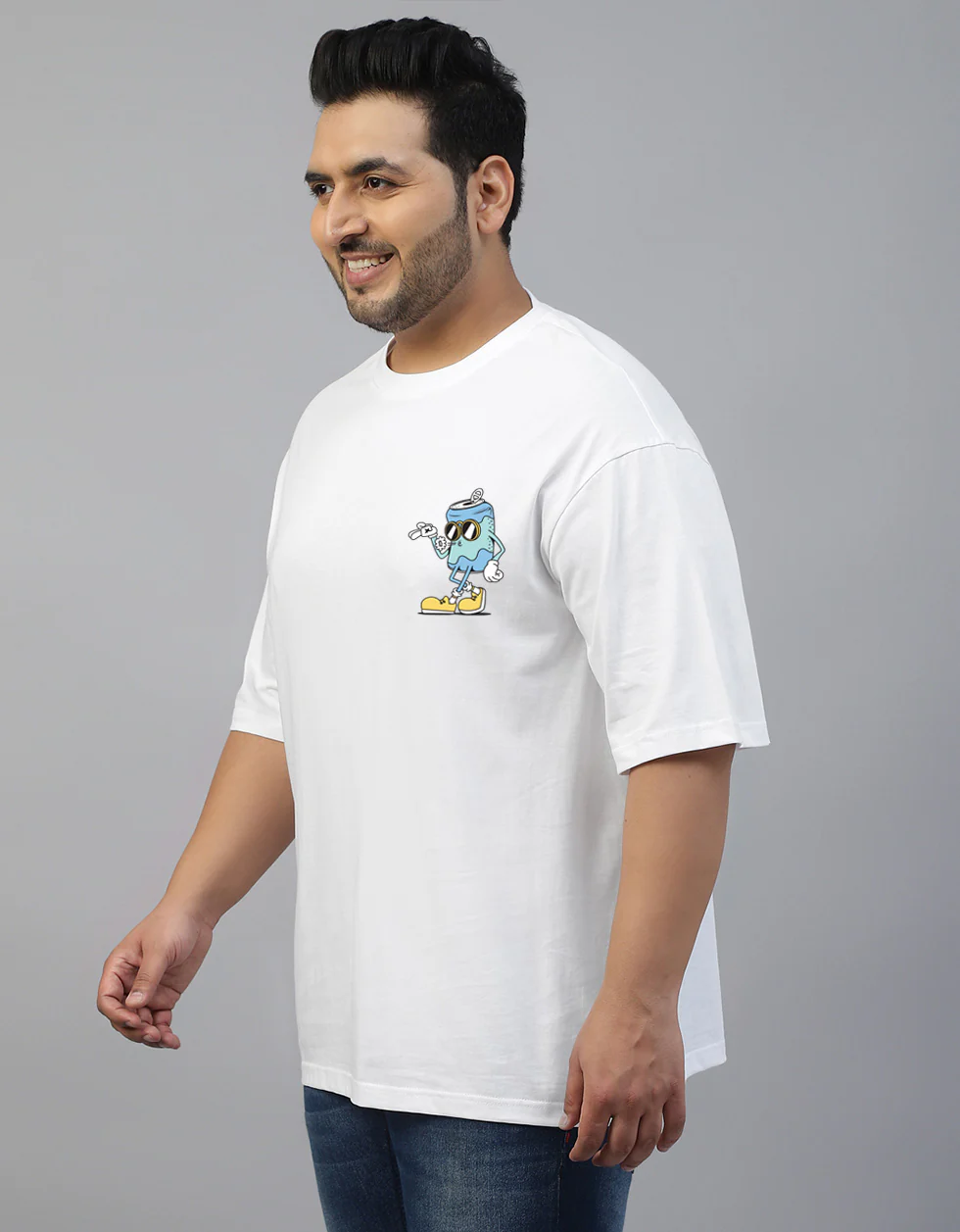 Stay Cool Graphic Printed Plus Size T-shirt - Image 3