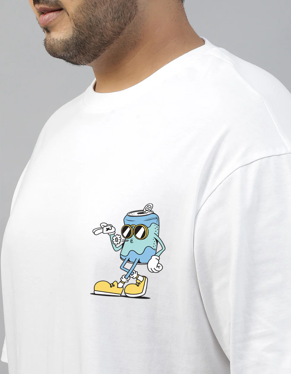 Stay Cool Graphic Printed Plus Size T-shirt - Image 4
