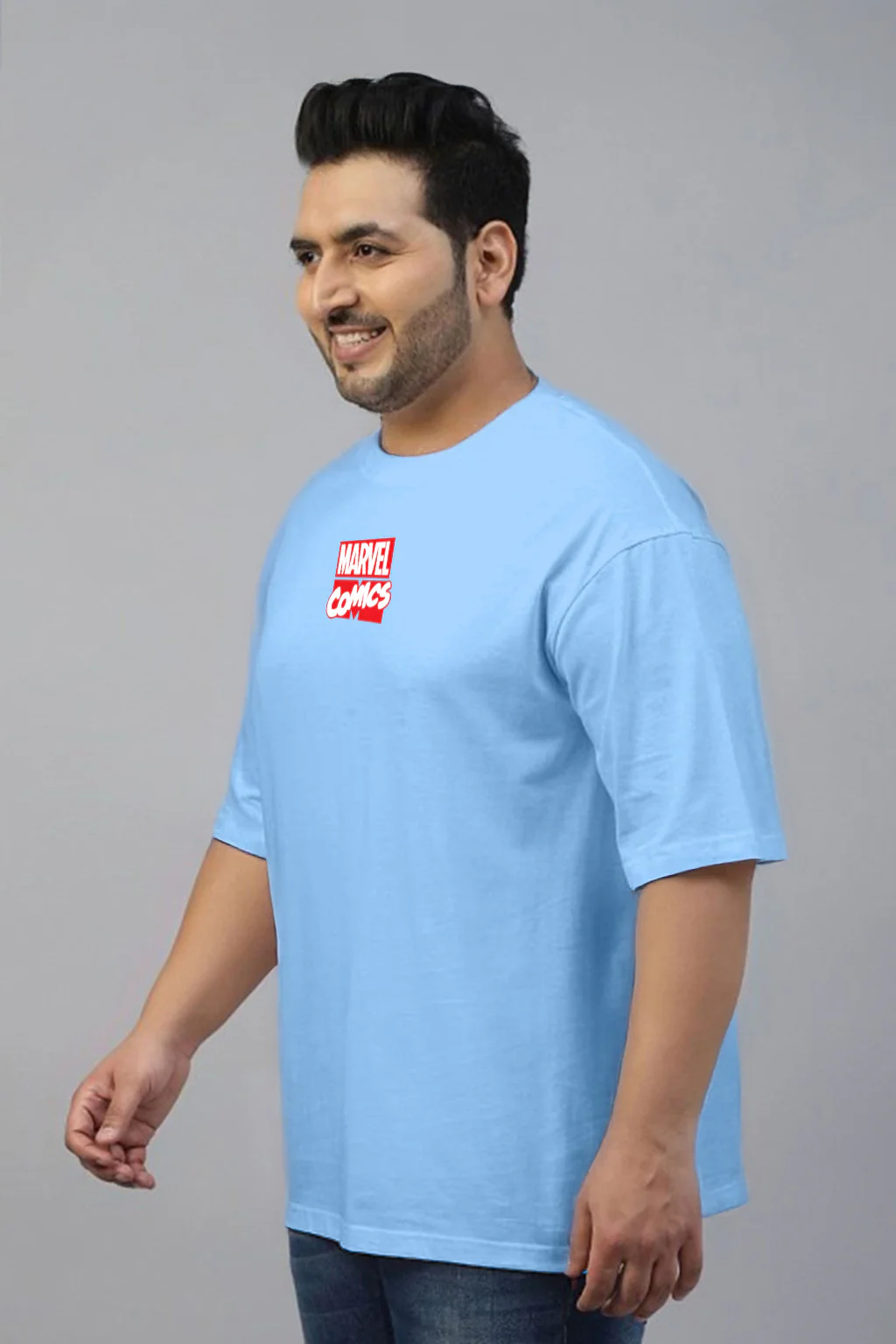 Super Heros Dutch Canal Graphic Printed Plus Size T-shirt - Image 6