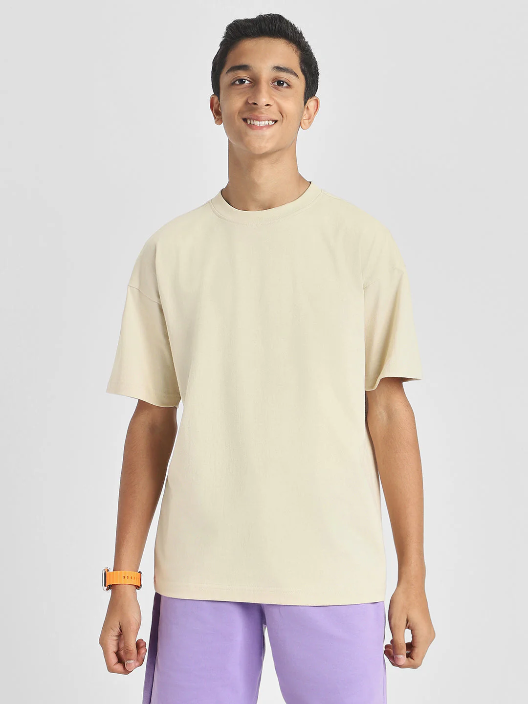 Swanwhite Solid Oversized Boys T-shirt - Image 4