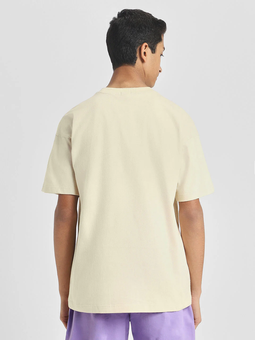 Swanwhite Solid Oversized Boys T-shirt - Image 5
