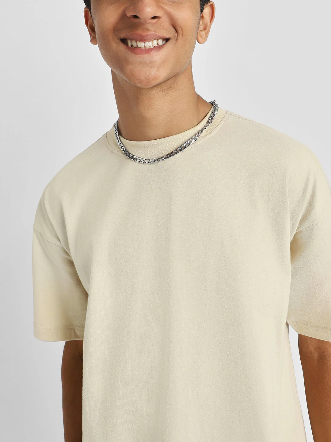 Swanwhite Solid Oversized Boys T-shirt - Image 6