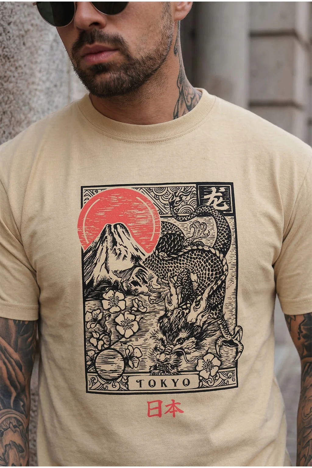 Tokyo Swanwhite Regular Fit Printed T-shirt - Image 2