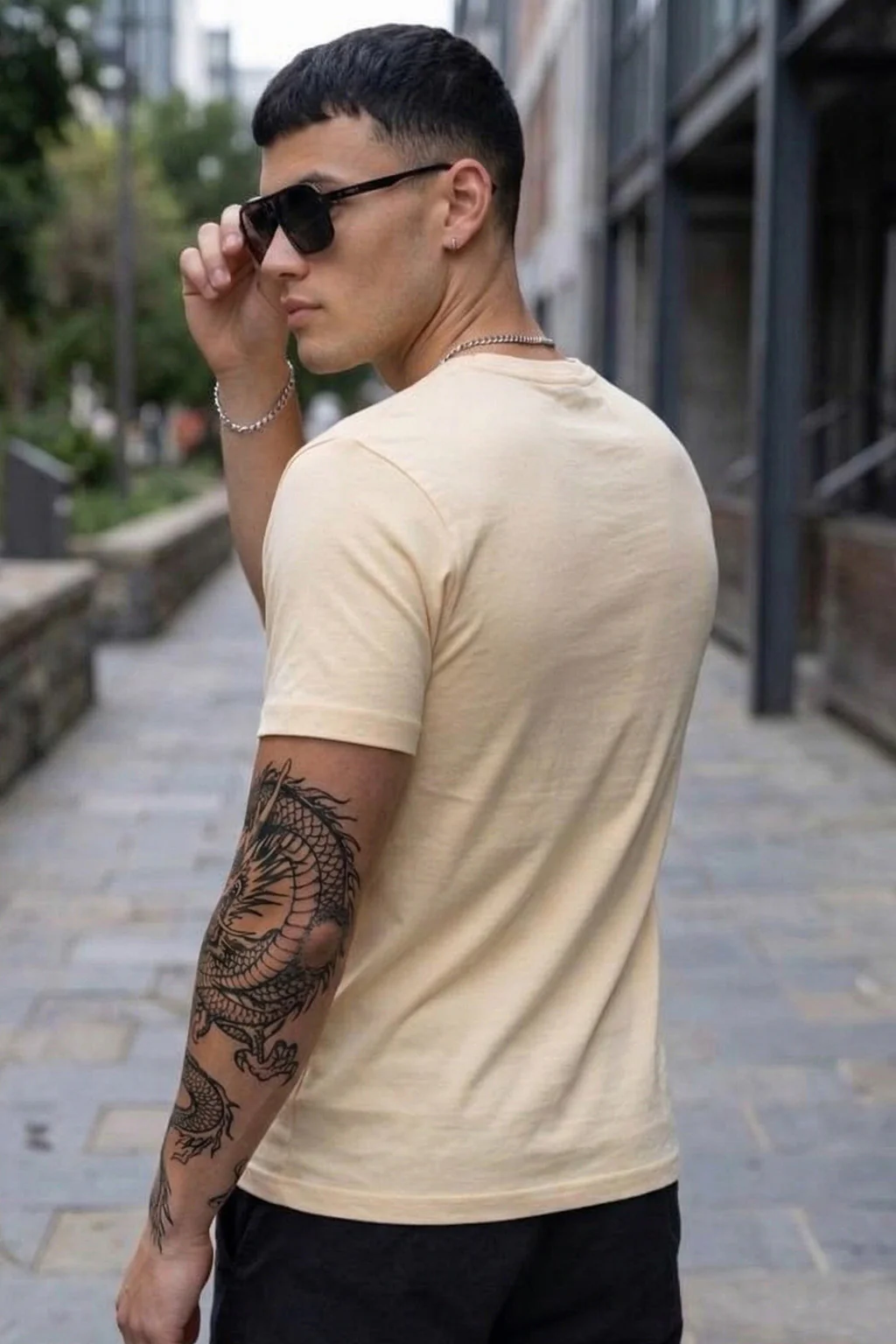 Veirdo Authentic Swanwhite Regular Fit Printed T-shirt - Image 4