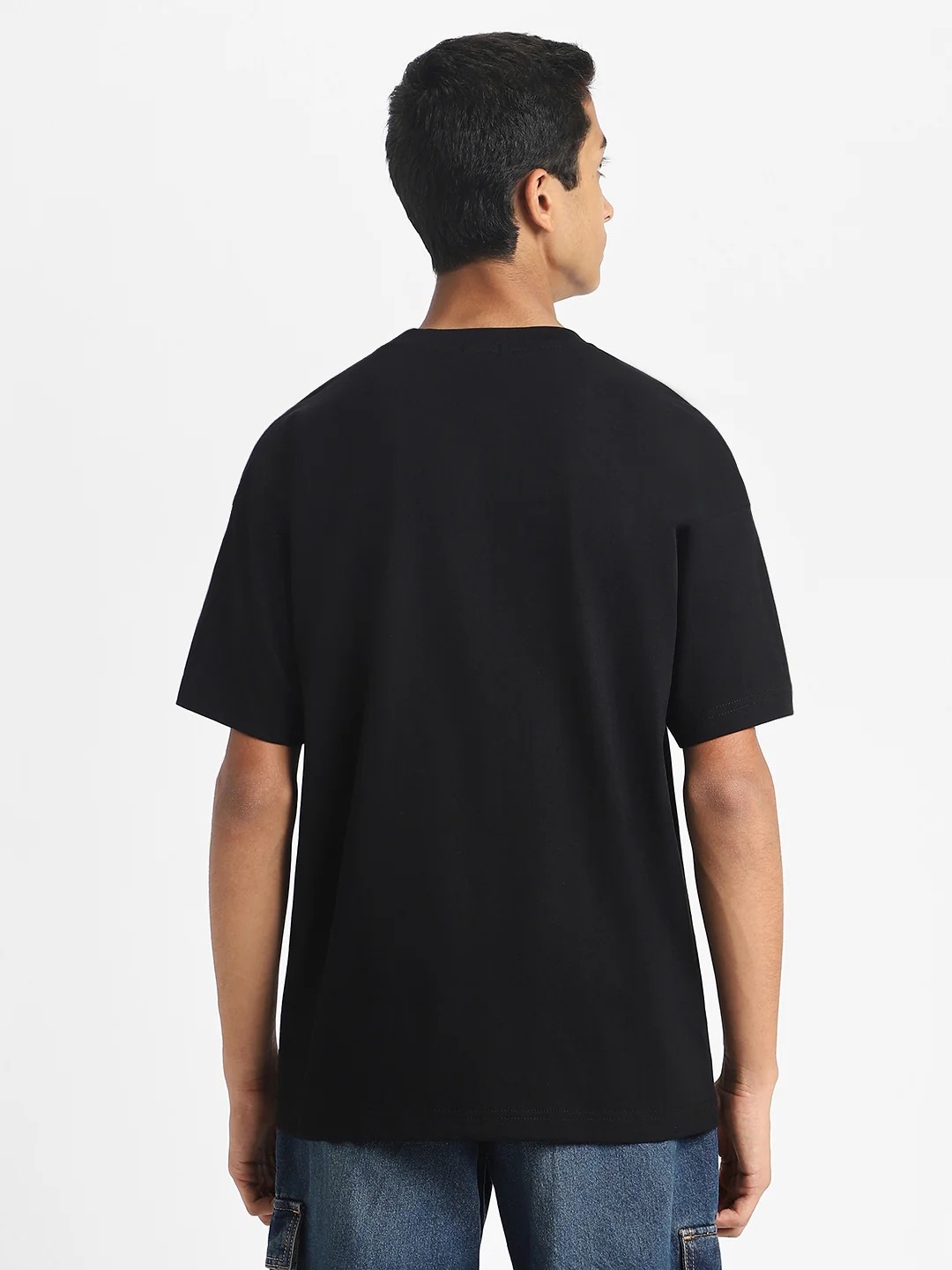 Video Game Black Oversized Graphic Pocket Printed Boys T-shirt - Image 3