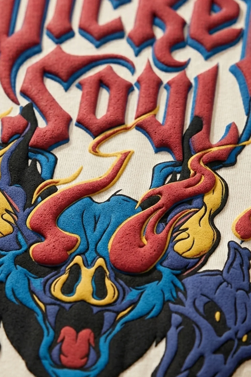 Wicked Swanwhite 3D Puff Print Exclusive T-shirt Supreme Edition - Image 2