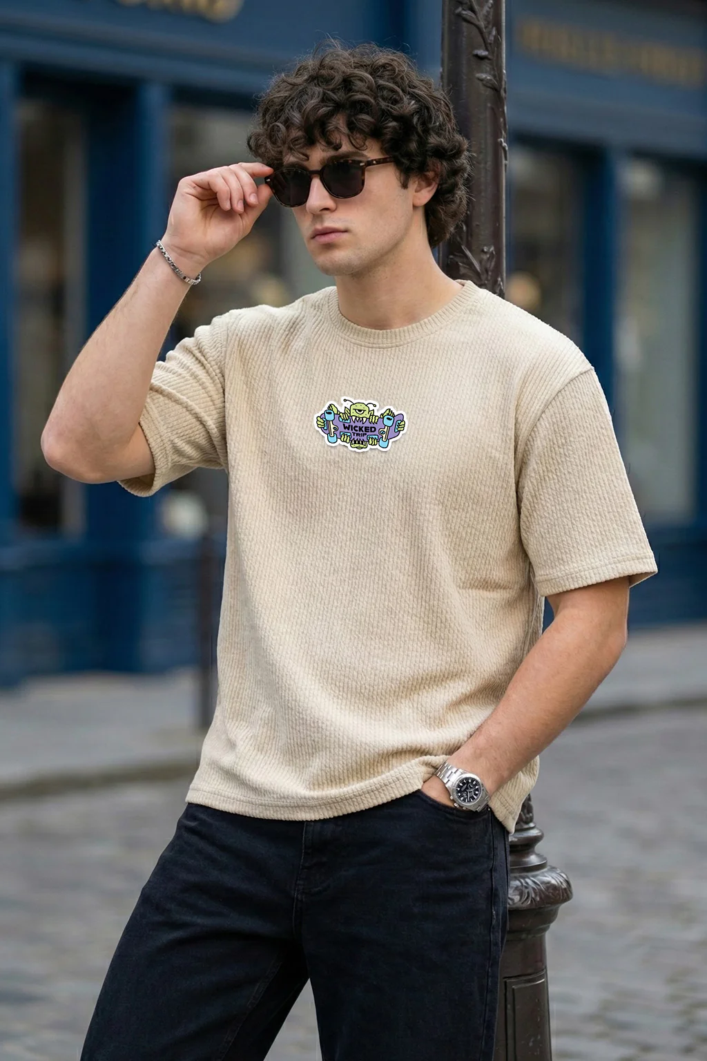 Wicked Trip Swanwhite Oversized Exclusive T-shirt - Image 3