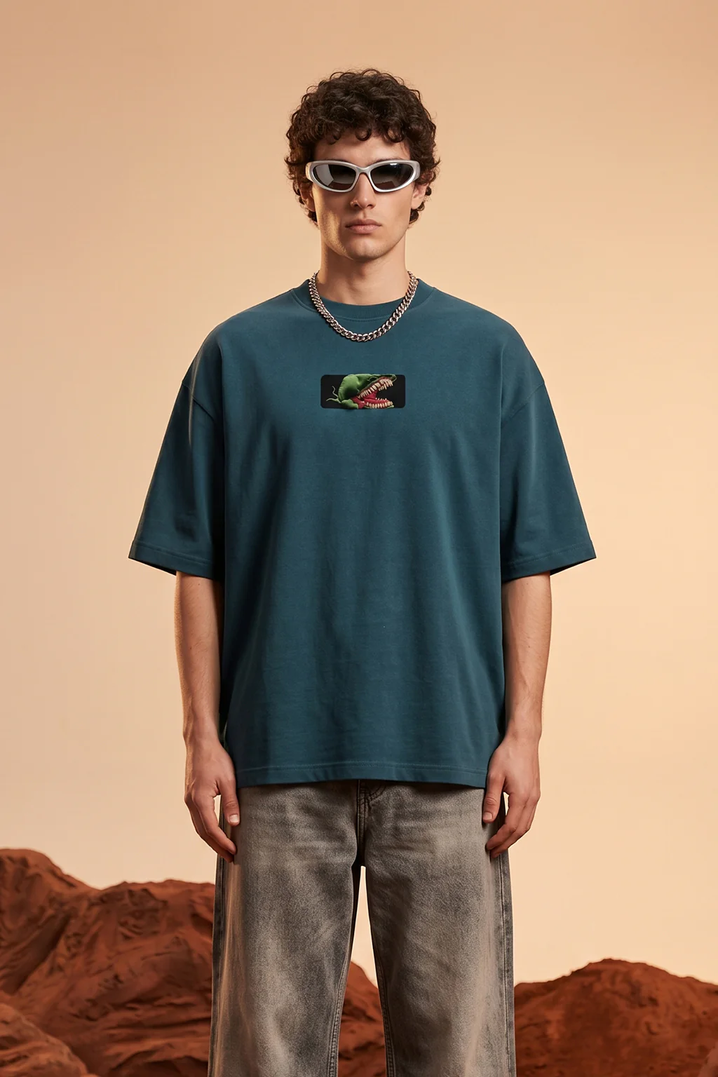 Wild Blue 3D Puff Print Exclusive T-shirt Supreme Edition - Image 5
