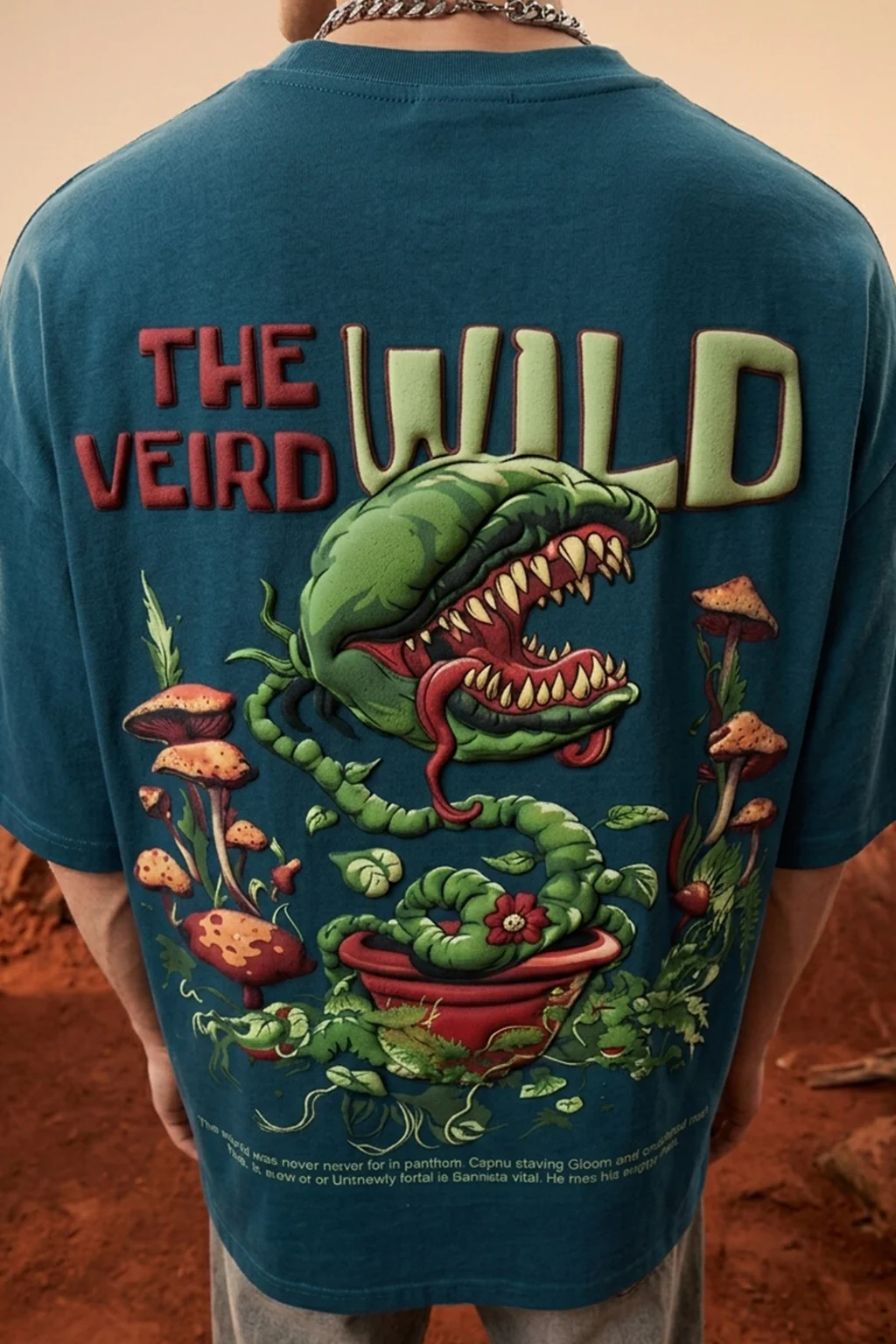 Wild Blue 3D Puff Print Exclusive T-shirt Supreme Edition - Image 6