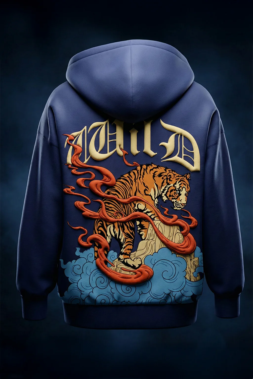 Wild Future Dusk Oversized Puff Printed Exclusive Hoodie - Image 3